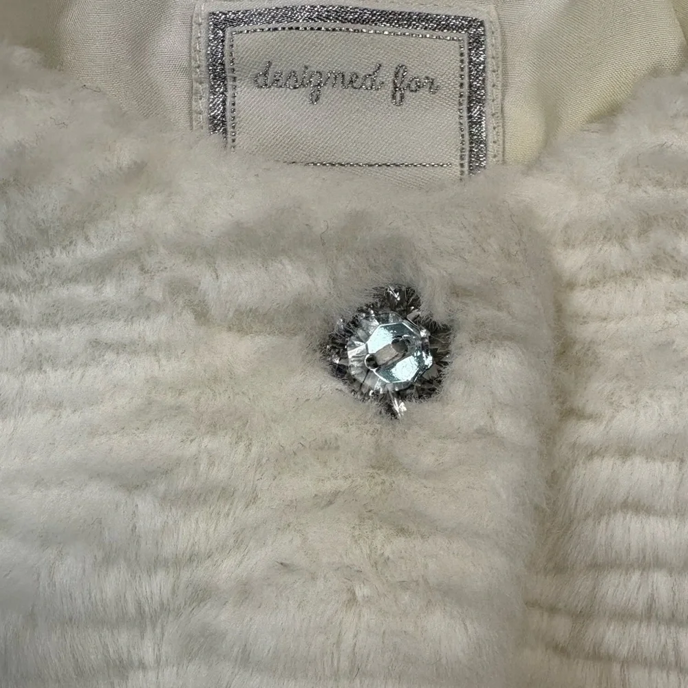 Gymboree Fun & Fancy Faux Fur Cropped Jacket  | Size 5T